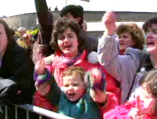 Manifestação de bósnios muçulmanos