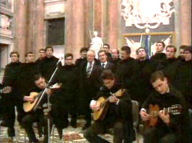 Visita de Mário Soares à Itália