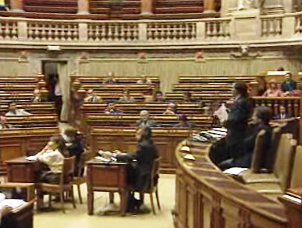 Carga policial na Ponte 25 de Abril