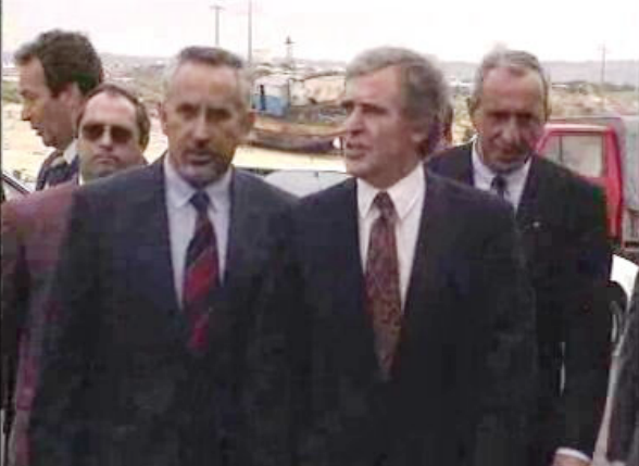 Visita de Azevedo Soares a Peniche