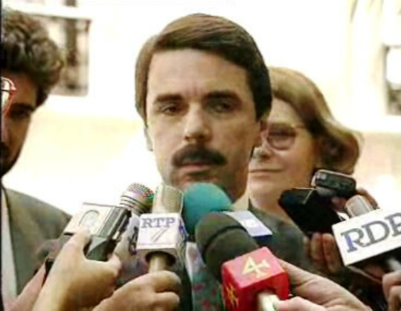 Conferência de imprensa de José Maria Aznar