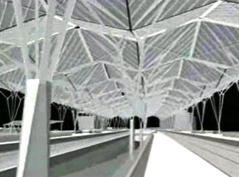 Maqueta da Gare do Oriente