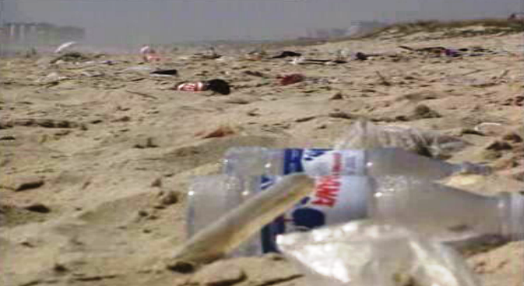Lixo na Costa de Caparica
