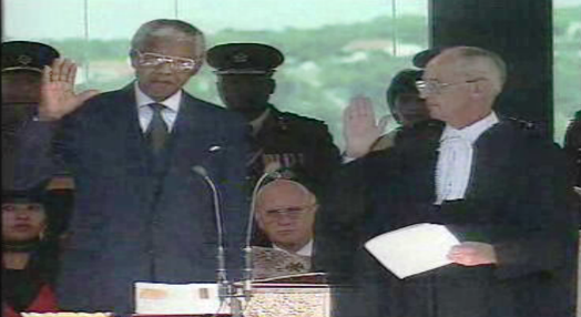 Cerimónia de tomada de posse de Nelson Mandela