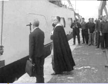 Visita de Américo Tomás ao arrastão “Luís Ferreira de Carvalho”