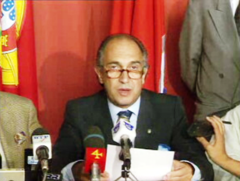 Conferência de imprensa do Benfica