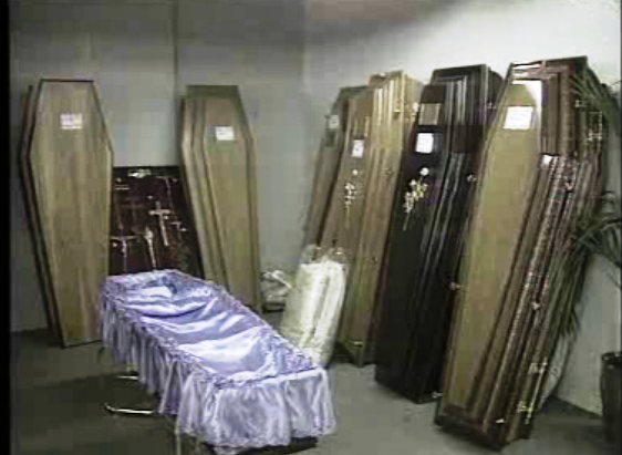 Supermercado de artigos fúnebres em França