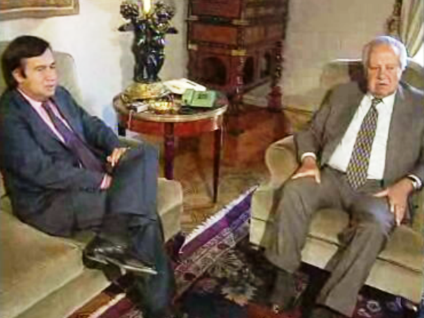 Encontro entre António Guterres e Mário Soares