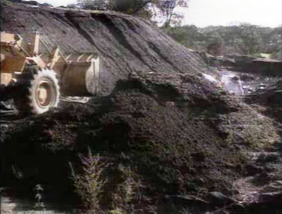 Escórias de alumínio depositadas em Setúbal