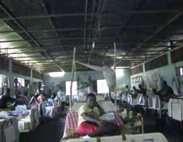 Degradação de hospital guineense