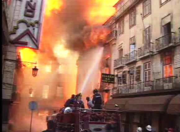 Risco de incêndio nas zonas históricas