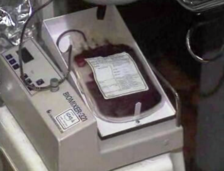 Falta de dadores de sangue