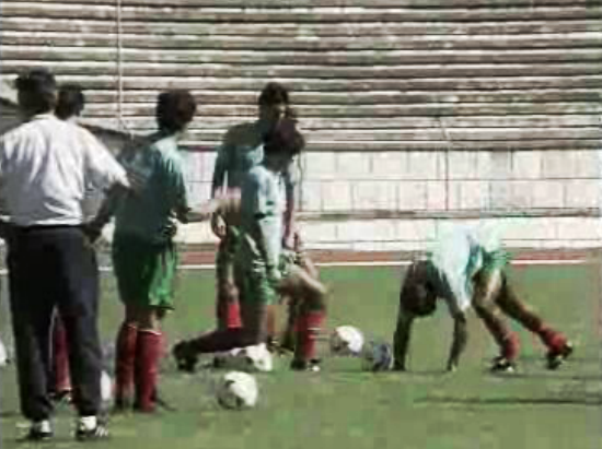 Futebol: Treino da seleção nacional