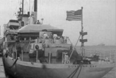 Navio americano no Tejo