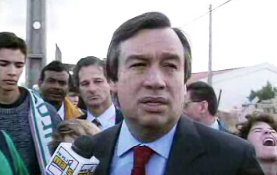 Visita de António Guterres a bairro de lata