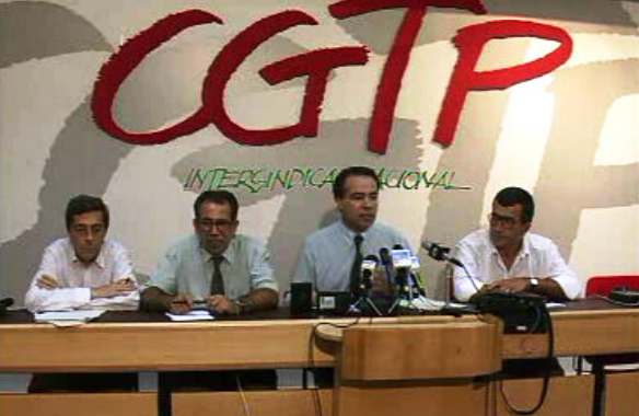 Conferências de imprensa da UGT e da CGTP