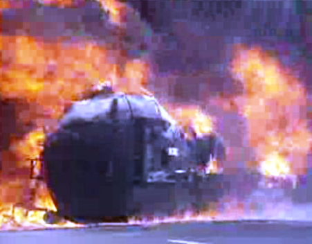 Acidente com camião cisterna