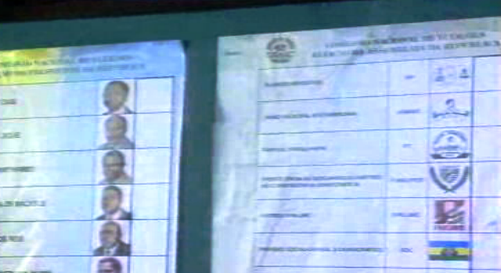 Contagem de votos em Moçambique