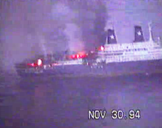 Incêndio no navio “Achille Lauro”