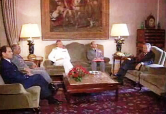 Reunião de Mário Soares com os chefes militares