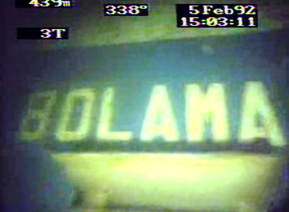 Afundamento do navio “Bolama”
