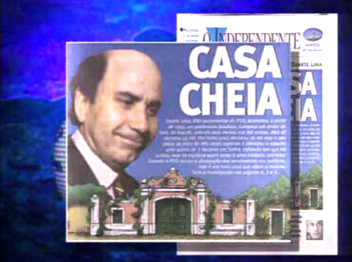 Reação de Duarte Lima à notícia no “Independente”