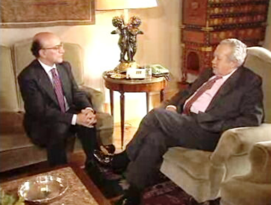 Encontro entre Cunha Rodrigues e Mário Soares