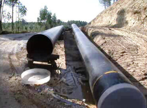 Construção de gasoduto