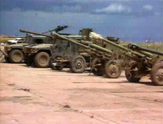 Cidade destruída de Huambo