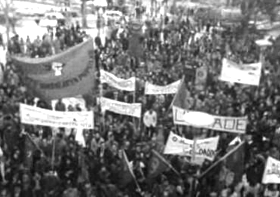 Manifestação pela nacionalização da banca