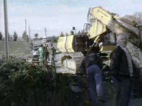 Protesto da população de Gata