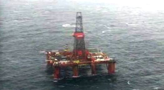 Prospeção de petróleo no mar