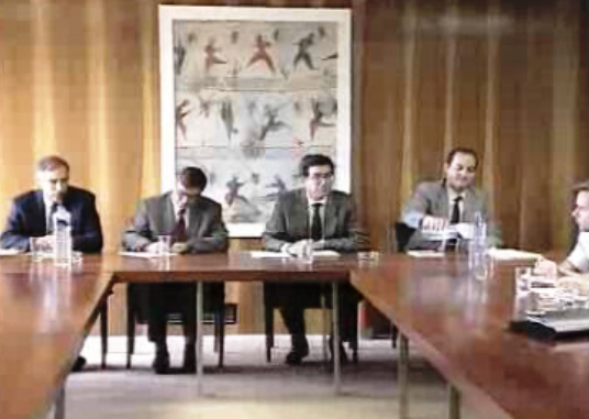 Reunião de Couto dos Santos com estudantes