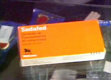 Sudafed proibido nos EUA