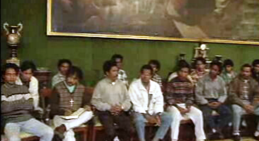 Estudantes timorenses visitam Mário Soares