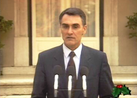 Conferência de imprensa de Cavaco Silva