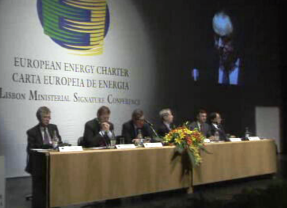 Assinatura da Carta Europeia da Energia