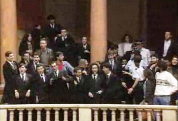 Protesto contra as propinas