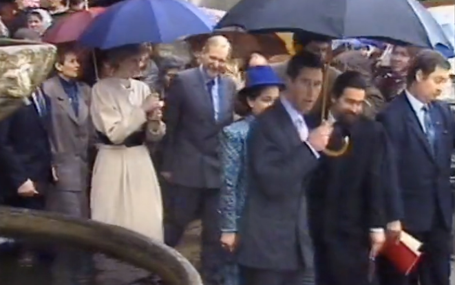 Visita oficial dos Príncipes Carlos e Diana a Sintra