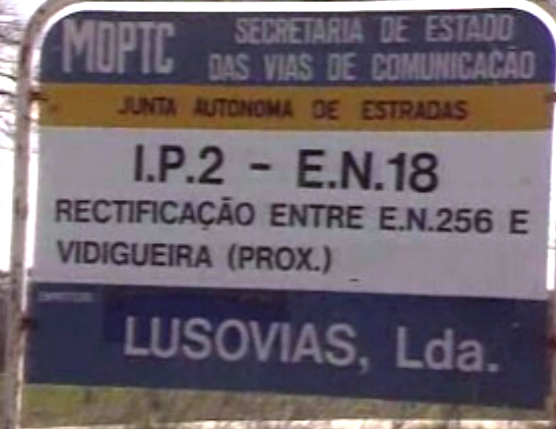 Obras inacabadas no IP 2 e Via do Infante