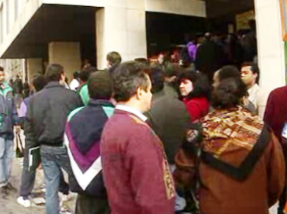 Documento contra a lei da imigração