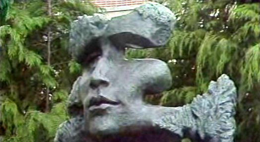 Inauguração de busto de Florbela Espanca