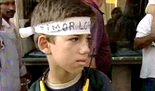 Cordão humano por Timor-Leste