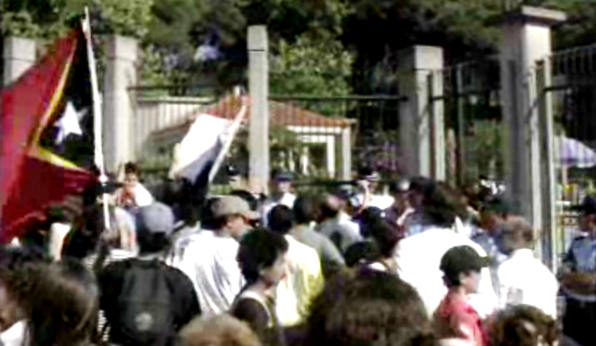 Manifestação espontânea por Timor-Leste