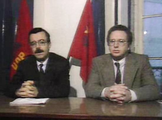 Conferência de imprensa de Carlos Marques e Luís Fazenda