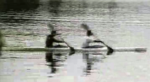 Treino da seleção polaca de canoagem