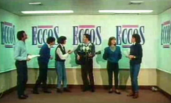 Apresentação da canção dos Eccos no Festival da Canção