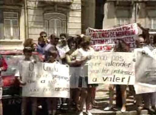 Manifestação de emigrantes