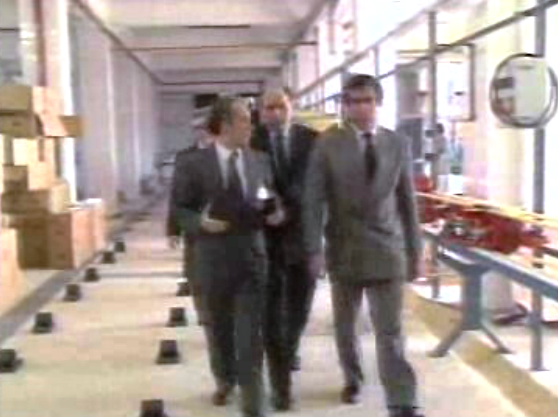 Mira Amaral no Centro Tecnológico de Cerâmica e Vidro