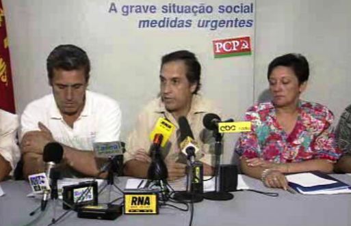 Conferência de imprensa do PCP